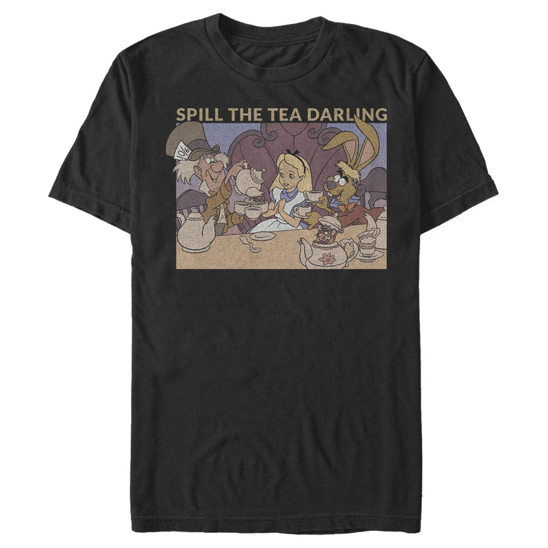 Men's Alice in Wonderland Spill the Tea Darling T-Shirt