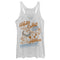 Women's Alice in Wonderland White Rabbit Oh My Fur and Whiskers Racerback Tank Top