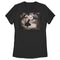 Women's Alice in Wonderland Cheshire Cat and Alice Silhouettes T-Shirt