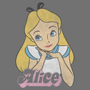 Infant's Alice in Wonderland Distressed Portrait Onesie
