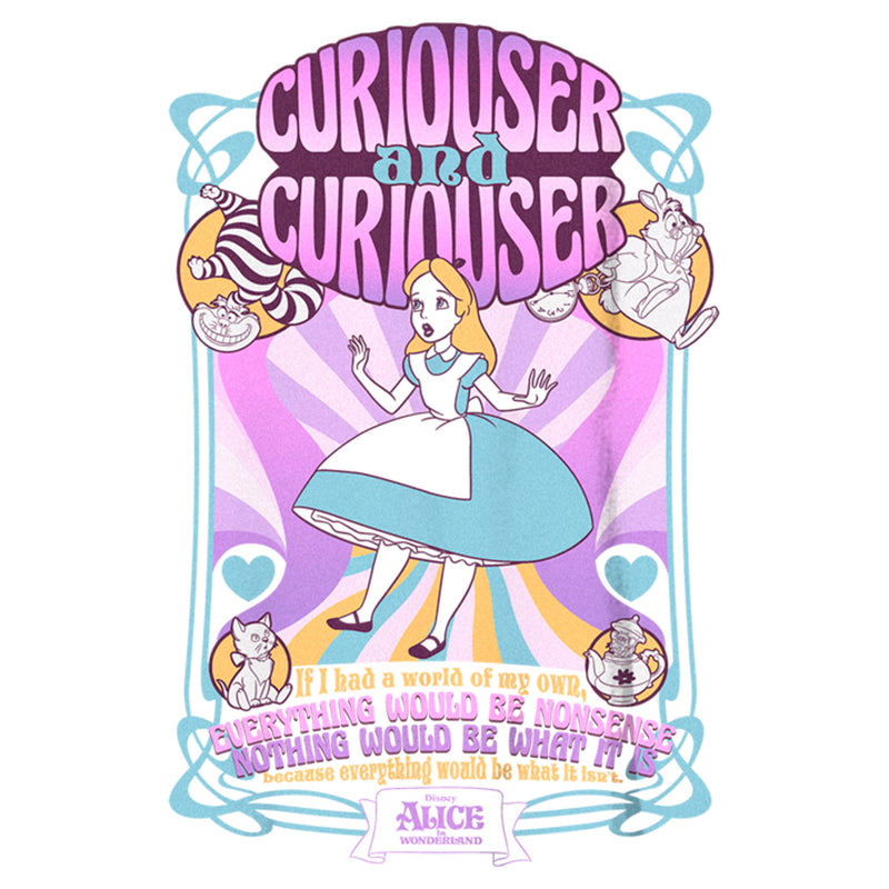 Boy's Alice in Wonderland Curiouser and Curiouser T-Shirt