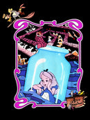 Boy's Alice in Wonderland Alice In Bottle Mirror Poster T-Shirt