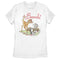 Women's Bambi Flower, Thumper and a Butterfly T-Shirt