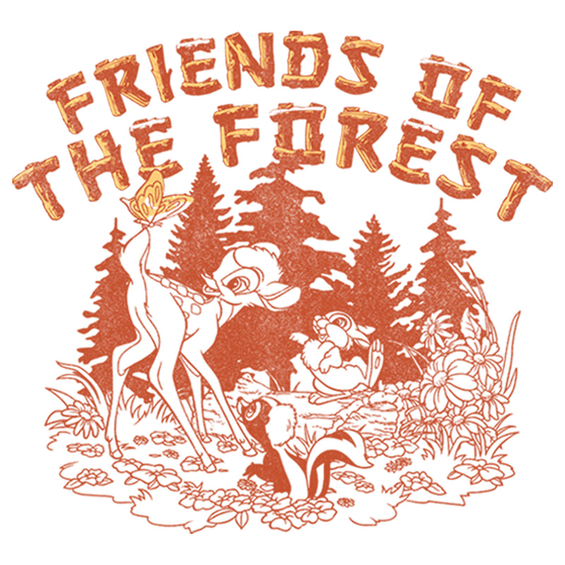 Boy's Bambi Artistic Friends Of The Forest T-Shirt