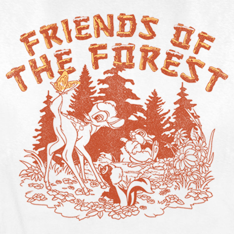 Women's Bambi Artistic Friends Of The Forest T-Shirt