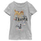 Girl's Bambi Movie Logo With Flower and Thumper T-Shirt