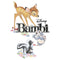 Men's Bambi Movie Logo With Flower and Thumper T-Shirt
