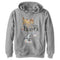 Boy's Bambi Movie Logo With Flower and Thumper Pull Over Hoodie