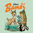 Girl's Bambi Retro Poster T-Shirt