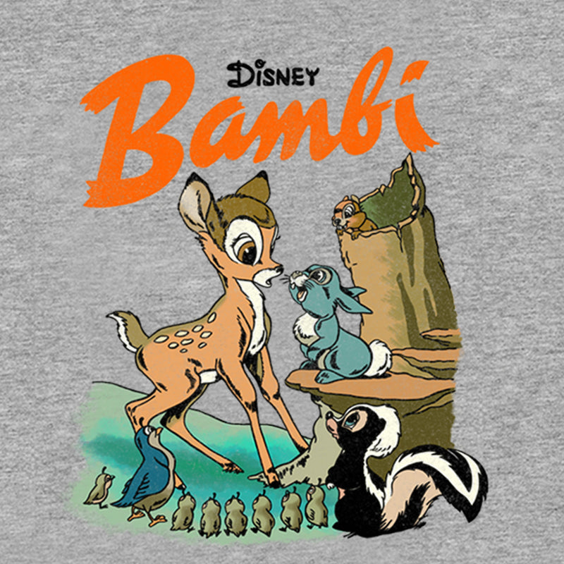 Boy's Bambi Retro Poster T-Shirt