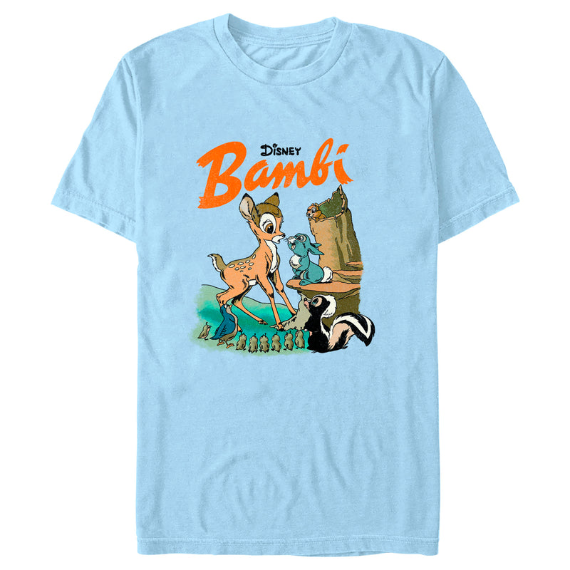 Men's Bambi Retro Poster T-Shirt