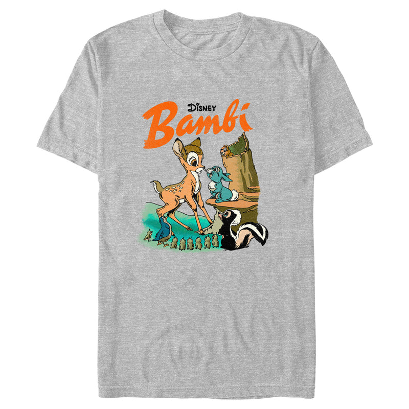 Men's Bambi Retro Poster T-Shirt