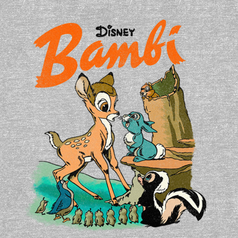 Women's Bambi Retro Poster T-Shirt