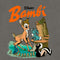 Junior's Bambi Retro Poster Sweatshirt