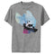Boy's Bambi Blue Watercolor Silhouette Performance Tee