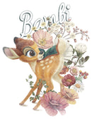 Boy's Bambi Playing In Flower Fields T-Shirt