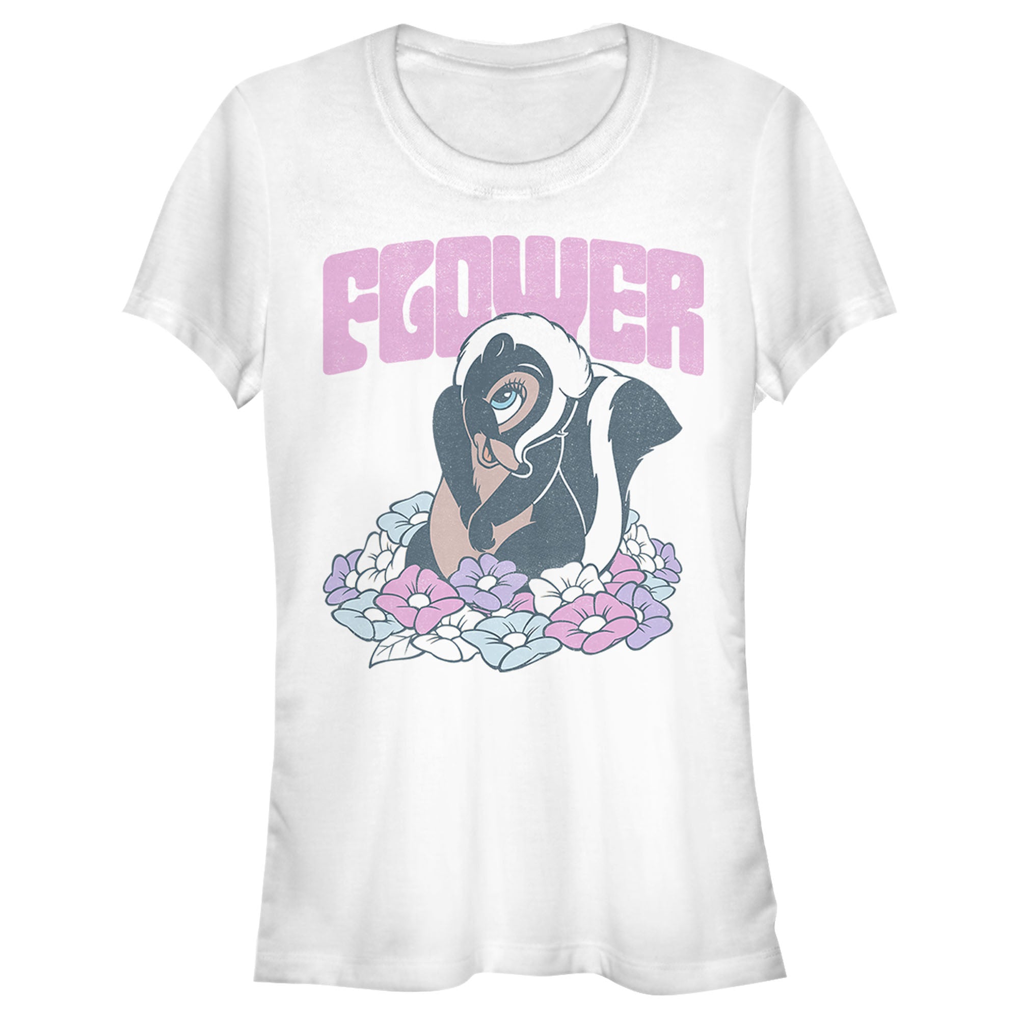 Junior's Bambi Flower T-Shirt – Fifth Sun