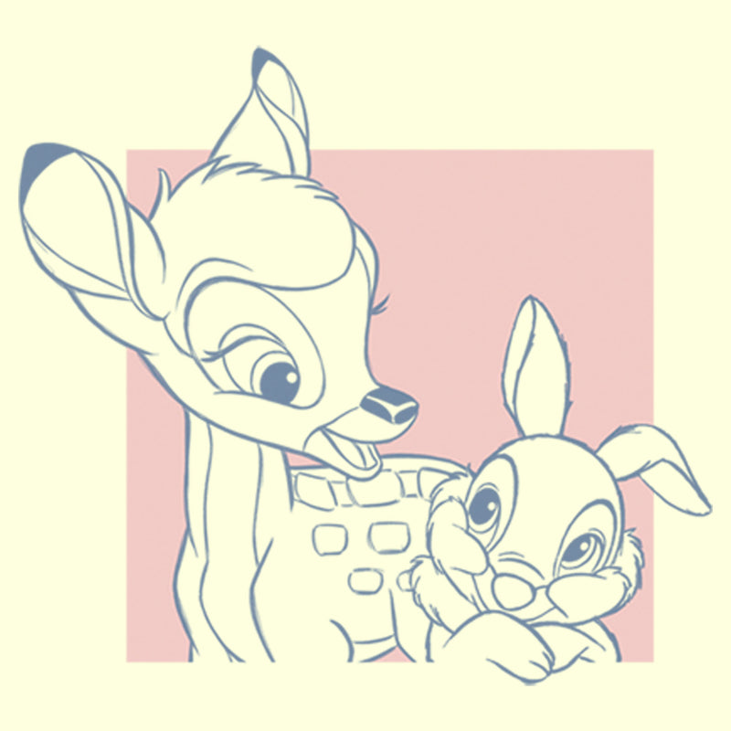 Men's Bambi Together with Thumper T-Shirt