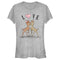 Junior's Bambi Valentine's Day Bambi and Faline Love T-Shirt