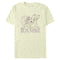 Men's Bambi Flower and Butterfly Sketch T-Shirt