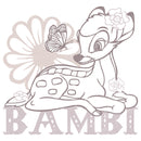 Boy's Bambi Flower and Butterfly Sketch T-Shirt