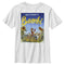 Boy's Bambi Classic Floral Movie Title Poster T-Shirt