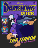 Women's Darkwing Duck The Terror That Flaps In The Night Comic Cover T-Shirt