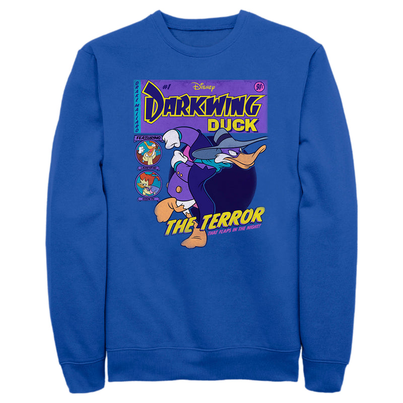 Men's Darkwing Duck Comic Cover Sweatshirt