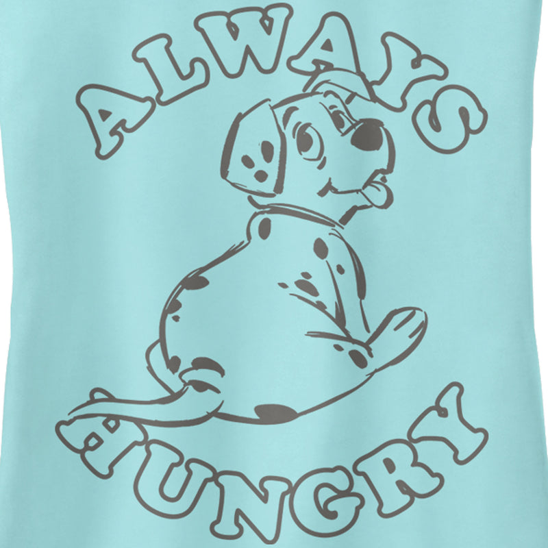 Junior's One Hundred and One Dalmatians Always Hungry Racerback Tank Top