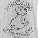 Women's One Hundred and One Dalmatians Always Hungry Racerback Tank Top