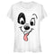 Junior's One Hundred and One Dalmatians Happy Patch With Tongue Out T-Shirt
