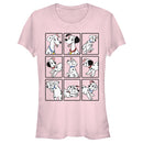 Junior's One Hundred and One Dalmatians Family Grid T-Shirt