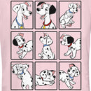 Junior's One Hundred and One Dalmatians Family Grid T-Shirt