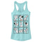 Junior's One Hundred and One Dalmatians Family Grid Racerback Tank Top