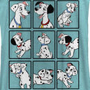 Women's One Hundred and One Dalmatians Family Grid Racerback Tank Top