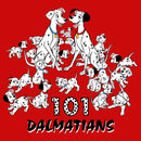 Boy's One Hundred and One Dalmatians The Whole Family Of Dogs T-Shirt