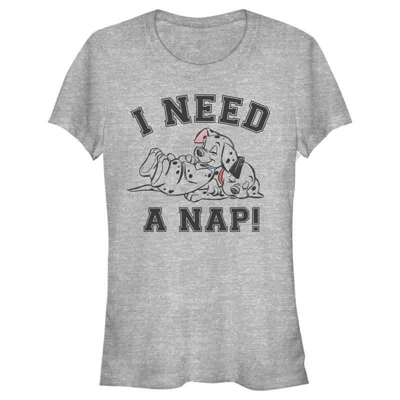 Junior's One Hundred and One Dalmatians I Need a Nap T-Shirt