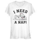 Junior's One Hundred and One Dalmatians I Need a Nap T-Shirt