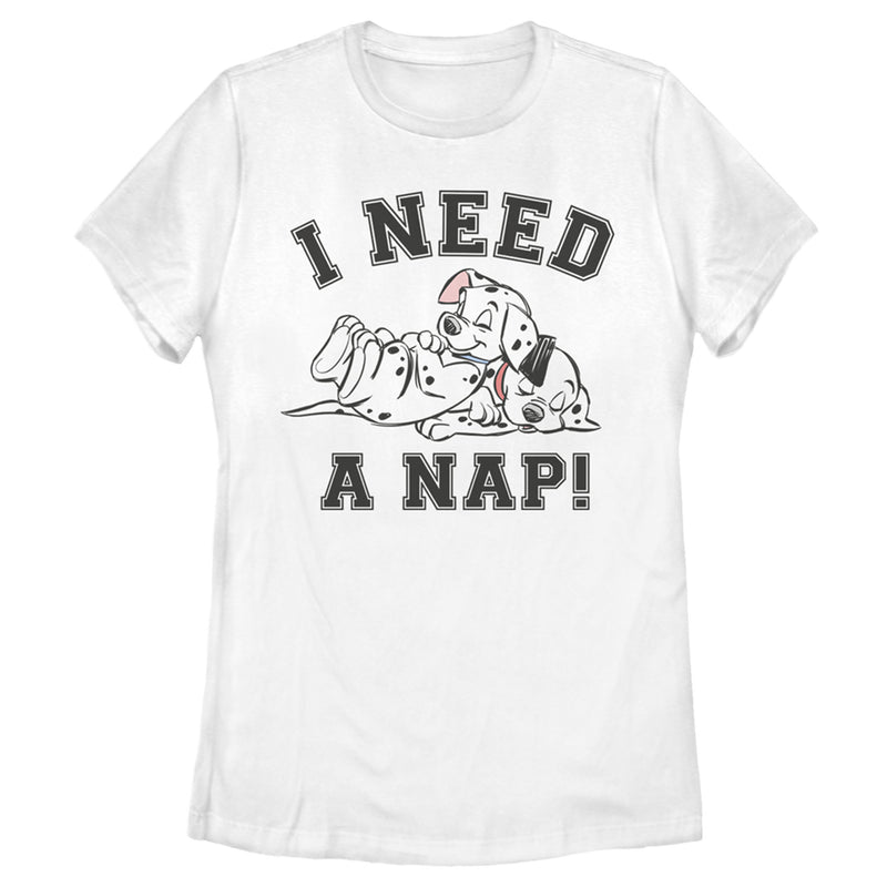 Women's One Hundred and One Dalmatians I Need a Nap T-Shirt