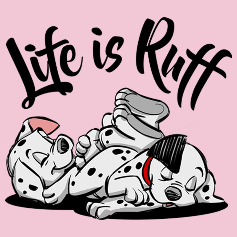 Girl's One Hundred and One Dalmatians Life is Ruff T-Shirt