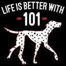 Boy's One Hundred and One Dalmatians Life Is Better With Dogs Pull Over Hoodie