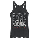 Women's One Hundred and One Dalmatians The Whole Family Racerback Tank Top