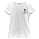 Girl's One Hundred and One Dalmatians Patch Sketch T-Shirt