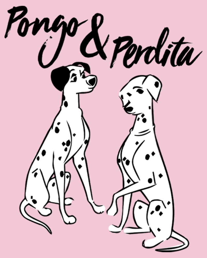Girl's One Hundred and One Dalmatians Pongo and Perdita T-Shirt