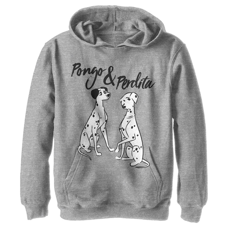 Boy's One Hundred and One Dalmatians Pongo and Perdita Pull Over Hoodie