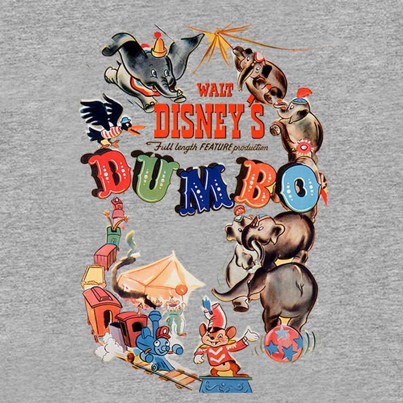 Boy's Dumbo Classic Theatrical Poster T-Shirt