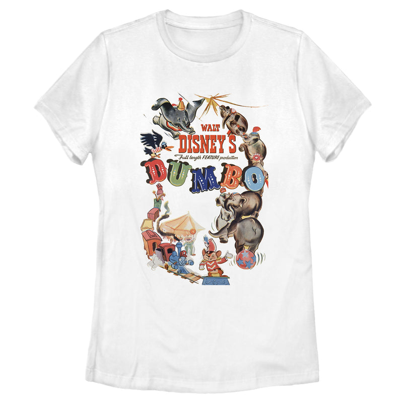 Women's Dumbo Classic Theatrical Poster T-Shirt