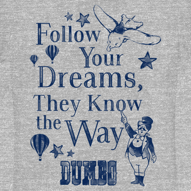 Junior's Dumbo Follow Your Dreams T-Shirt
