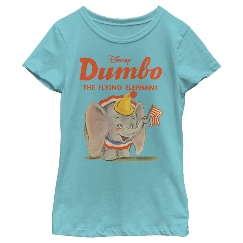Girl's Dumbo The Flying Elephant T-Shirt