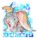 Junior's Dumbo Watercolor T-Shirt